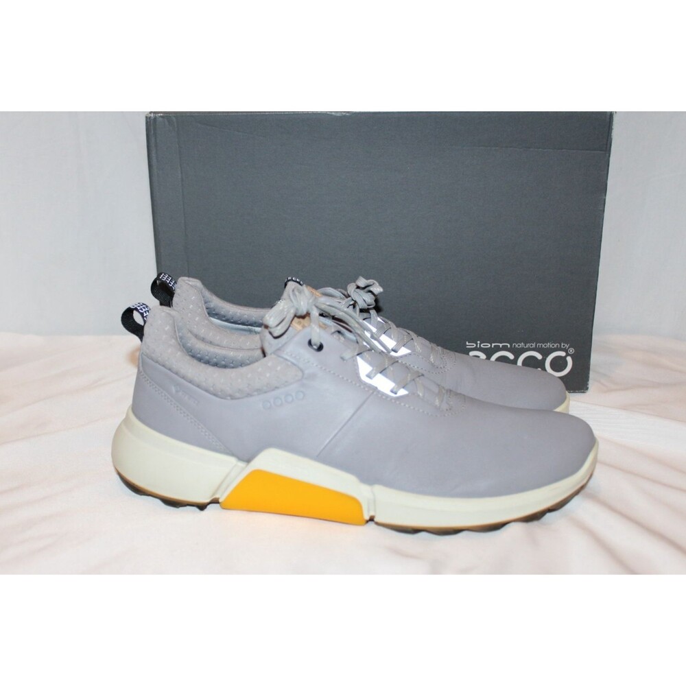 ECCO BIOM Men's H4 BOA GORE-TEX Gray Spikeless Golf Shoes EU 45 US 11-11.5